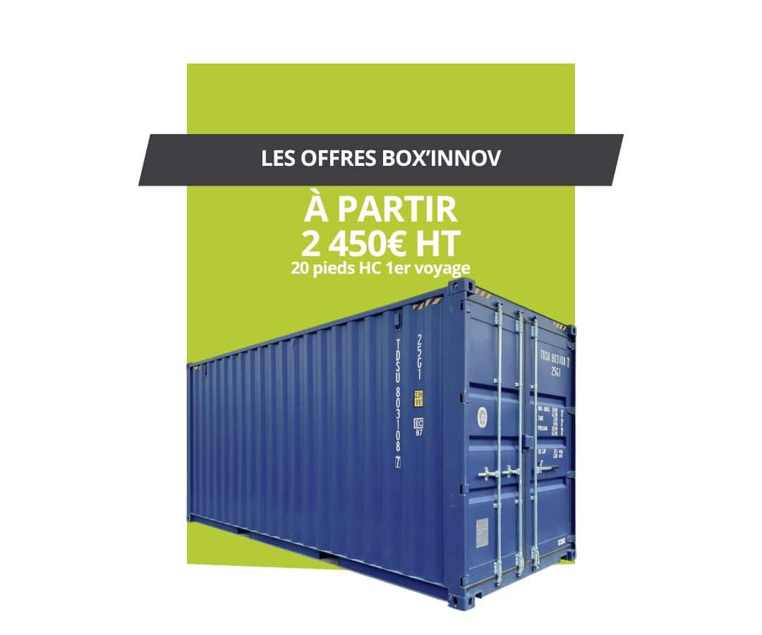 container premier voyage 20 pieds high cube