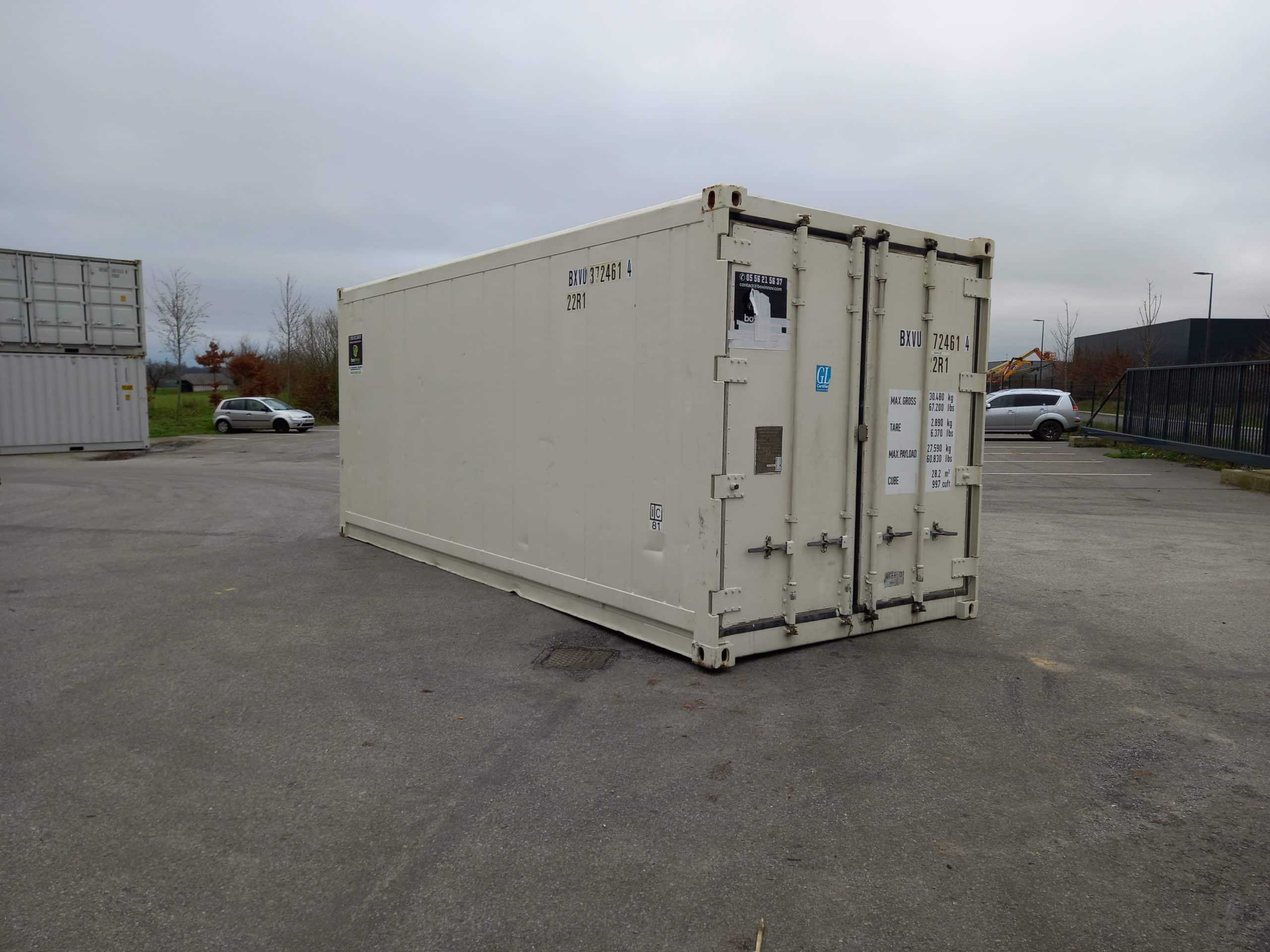 container frigorifique 20 pieds occasion