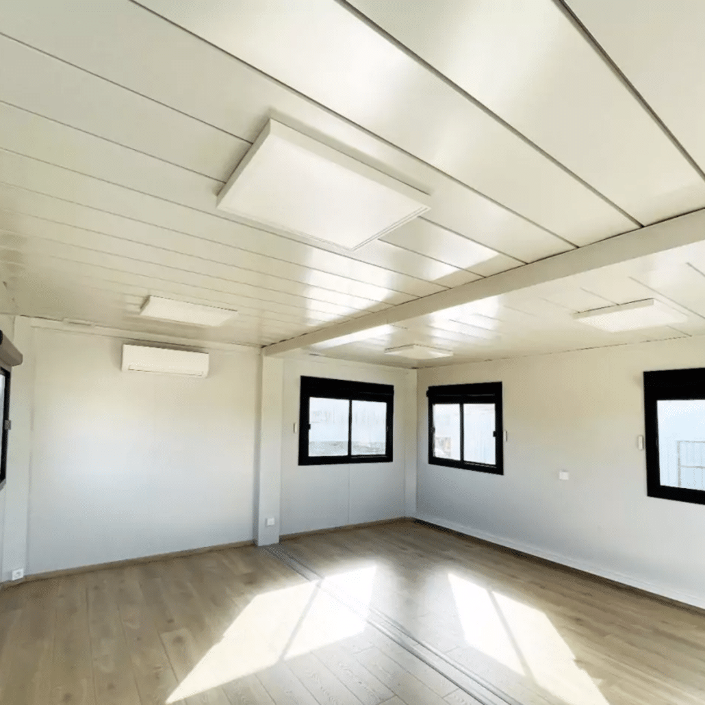 espace lumineux bungalow modulaire base de vie