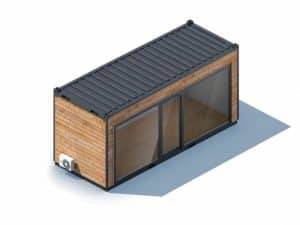 bungalow bardée bois bulle de vente